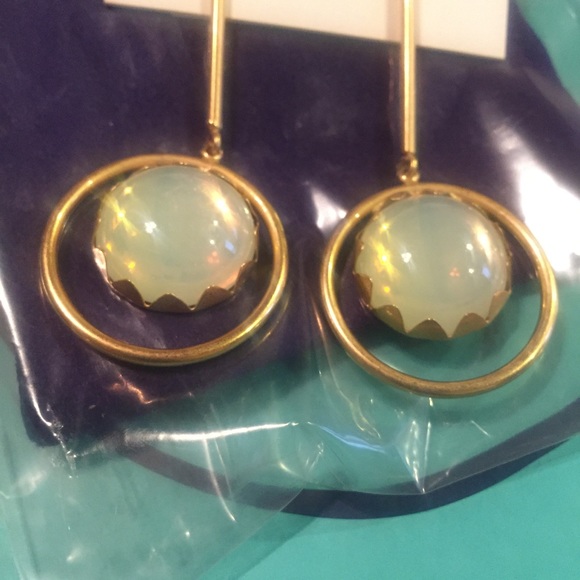 tory burch // opalescent statement drop earrings - Picture 7 of 7